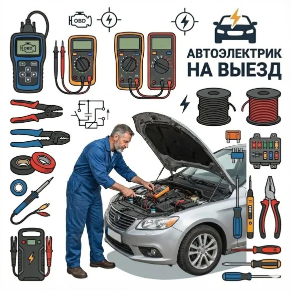 Автоэлектрик на выезд Алматы — баннер