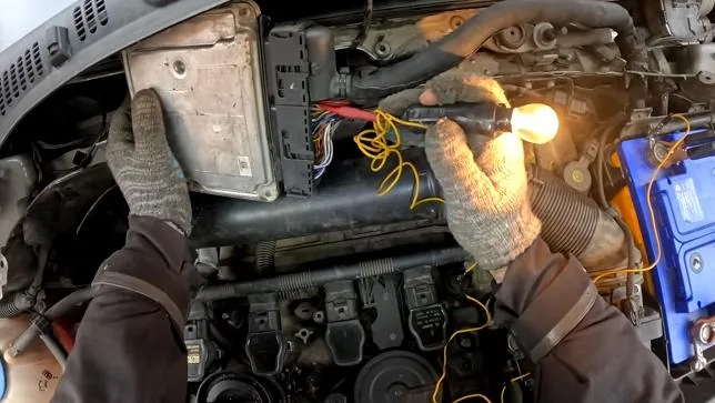 Проверка ECU тест лампой Алматы